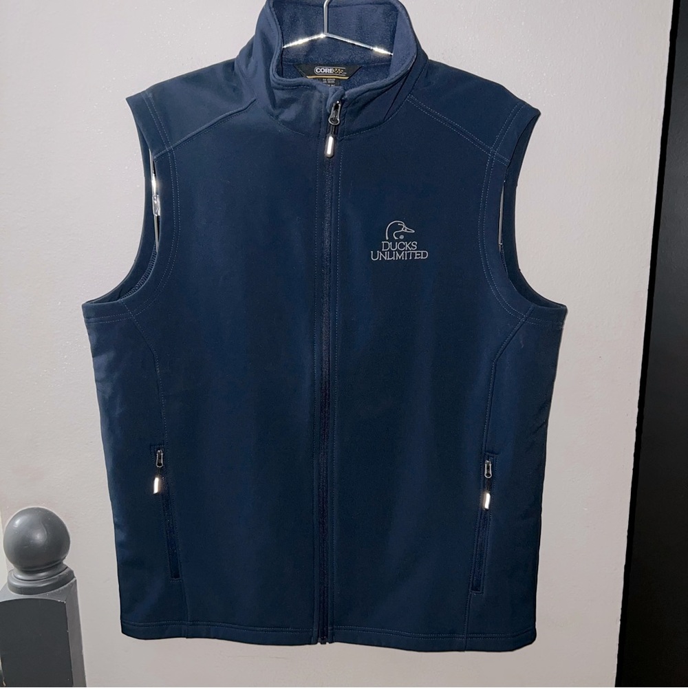 Core 365 Ducks Unlimited Men’s Blue Full-Zip Vest Size M